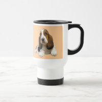 Tasse fabuleuse de voyage de visage de Basset