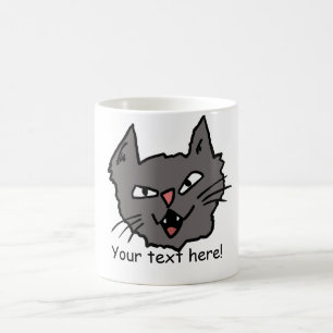 Tasse fâchée de chat
