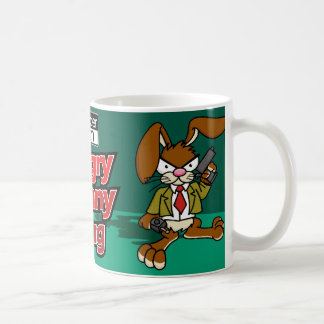 Tasse fâchée de lapin