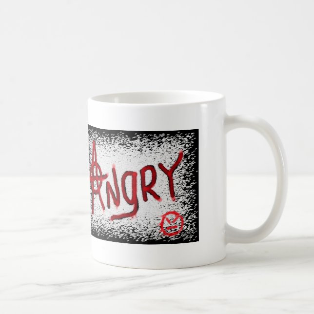 Tasse fâchée de logo (Droite)