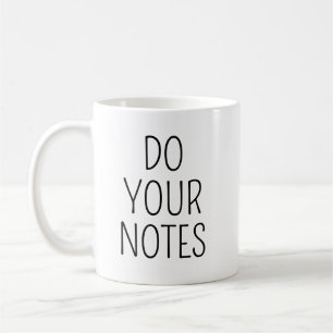 Tasse Fais Tes Notes, Tasse Thérapeute, Cadeau pou