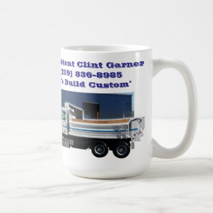 Tasse faite sur commande américaine de camion et