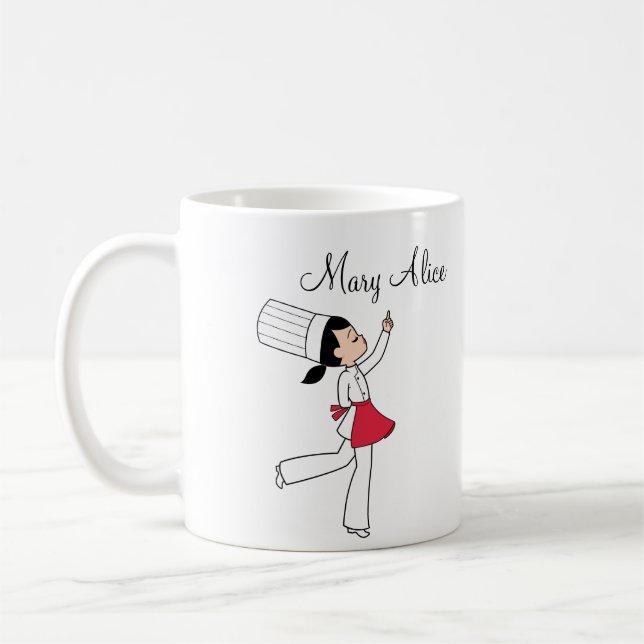 Tasse faite sur commande avec le motif mignon (Gauche)
