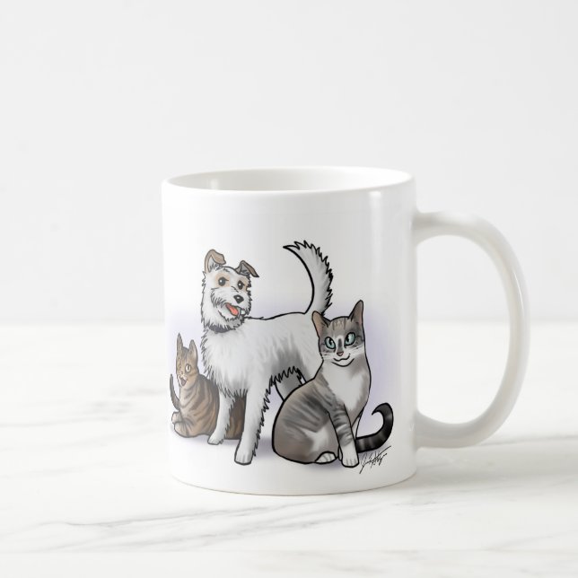 Tasse faite sur commande de "famille" (Droite)