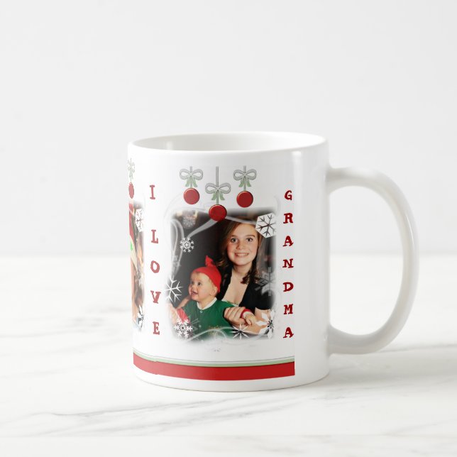 Tasse faite sur commande de grand-maman de Noël de (Droite)
