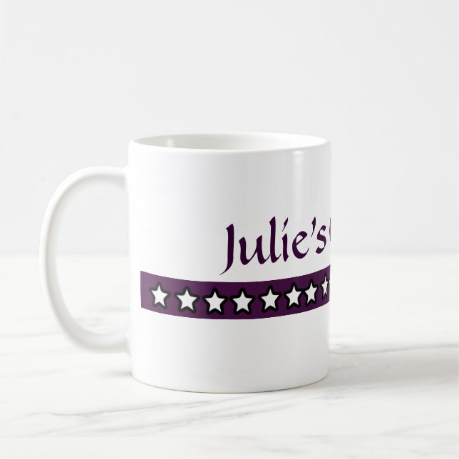 Tasse faite sur commande de Julie de thé (Gauche)