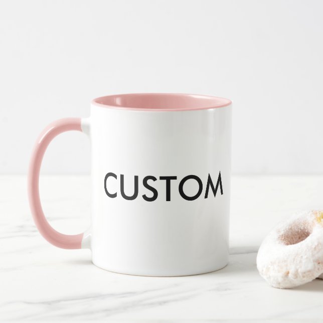 Tasse faite sur commande de la sonnerie 11oz - (Avec donut)