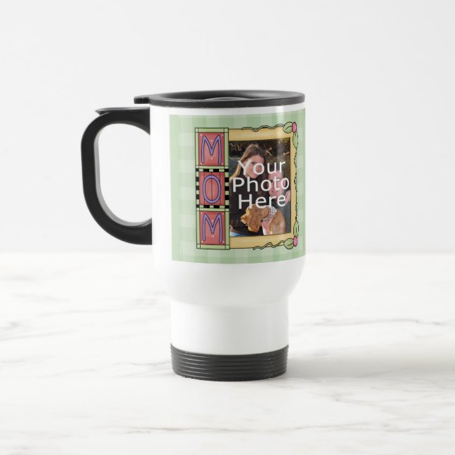 Tasse faite sur commande de photo de jour de mères (Gauche)