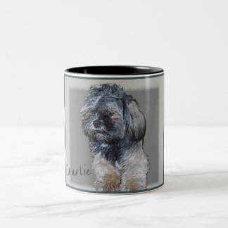 Tasse faite sur commande de portrait d'animal