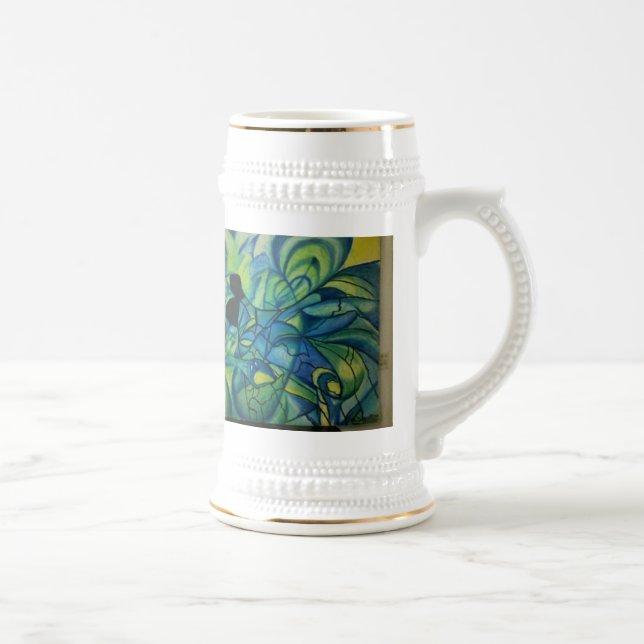 Tasse faite sur commande de Stein 18oz de bière (Droite)