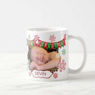 Tasse faite sur commande de vacances de Noël de