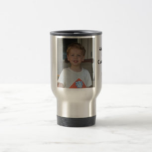Tasse faite sur commande de voyage avec l'image et