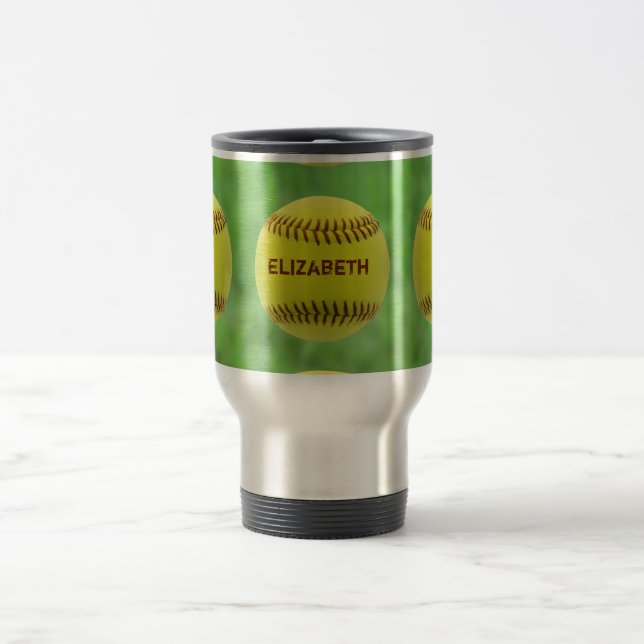 Tasse faite sur commande de voyage de boule du (Centre)