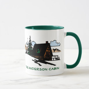 Tasse faite sur commande des textes en bois de