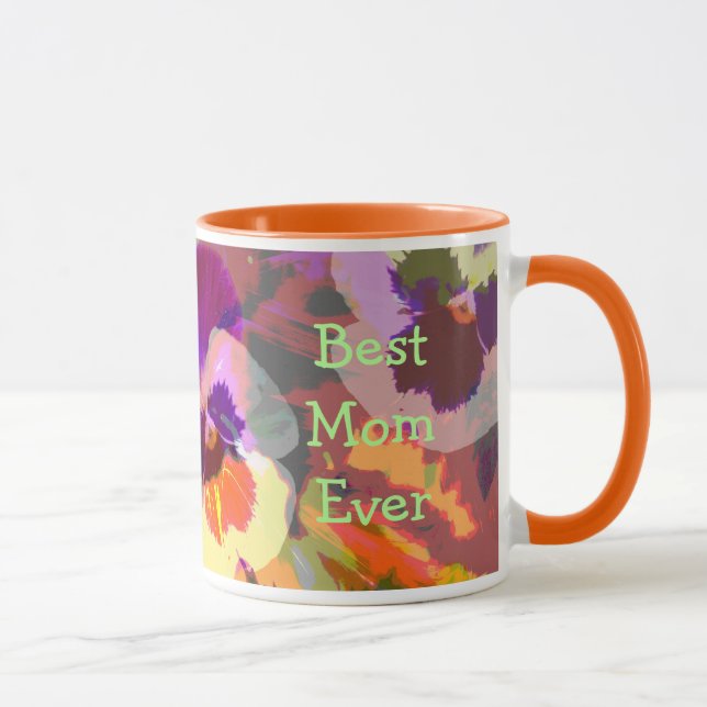 Tasse faite sur commande du jour de mère des (Droite)