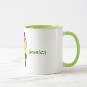 Tasse faite sur commande mignonne de hibou et de