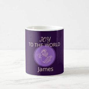 Tasse Familiale Ange Lavande Radieux de Joie Lumin