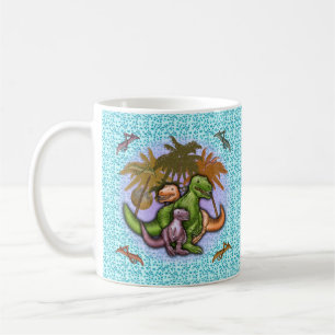 Tasse Famille de Dinosaures