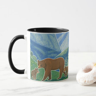 Tasse Famille Ours dans la Vallée