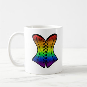 Tasse Fantaisie Corset Arc-en-Ciel