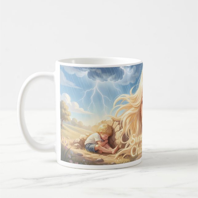 Tasse Fantaisie de l'Amour d'Enfance Tempête Dorée (Gauche)