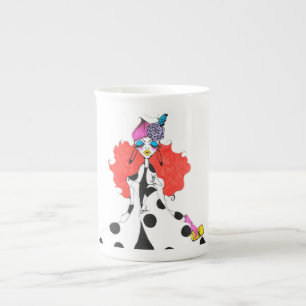 Tasse fantaisie d'illustration de mode de NYFW