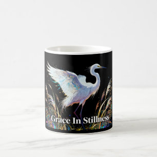Tasse fantaisie "Grâce dans la quiétude" avec un a