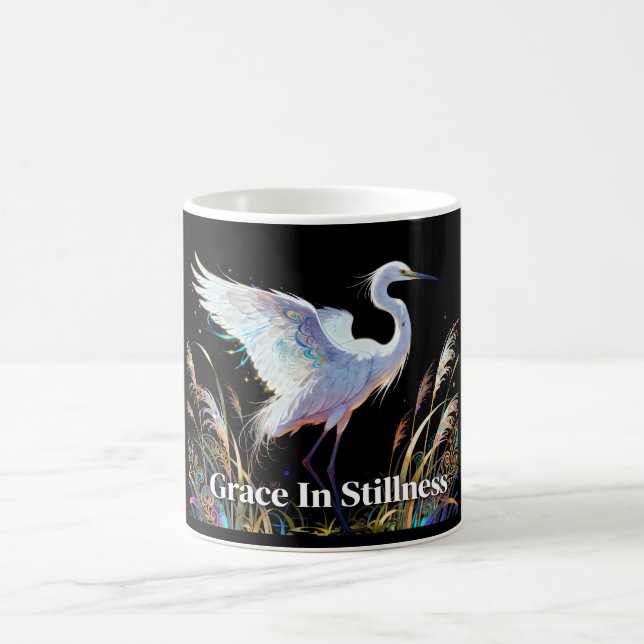 Tasse fantaisie "Grâce dans la quiétude" avec un a (Centre)