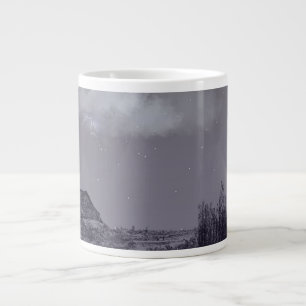 Tasse Fantastique de Nuit Étoilée avec Chaumière a