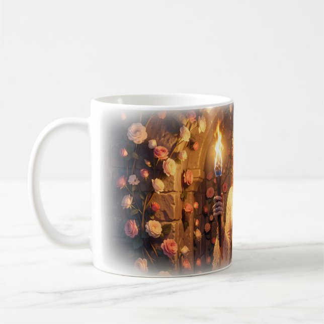 Tasse Fantasy Rose Garden Castle Porte-Torche (Gauche)