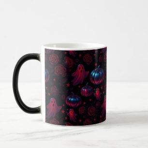 Tasse Fantôme Citrouille Rose Épouvante - 11 oz