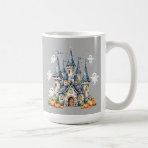 Tasse fantôme de citrouille de château Halloween m