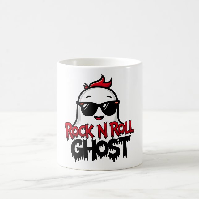 Tasse Fantôme Rock N Roll, Graphique Amusant pour  (Centre)