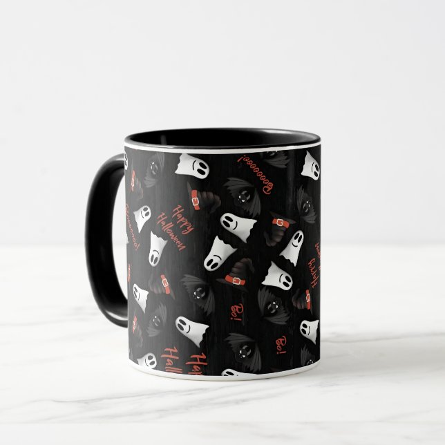 Tasse fantômes Halloween effrayants (Devant gauche)