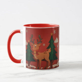 Tasse faon de Noël
