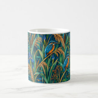 Tasse Faune et Flore Martin-Pêcheur et Roseaux Ble