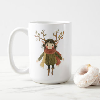 Tasse Fée de la Forêt Enchantée en Bois