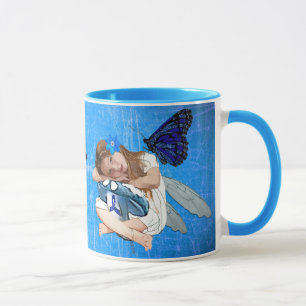 Tasse Fée Fille Ange de la Fatigue Chronique "ME/C