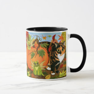 Tasse féerique d'art d'automne d'automne de