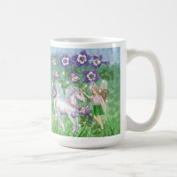 Tasse féerique de licorne