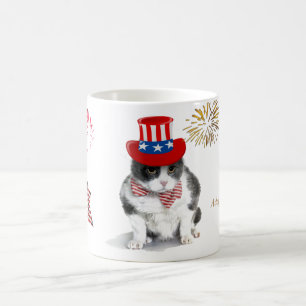 tasse : Felix courageux, le chat, sur 4 juillet