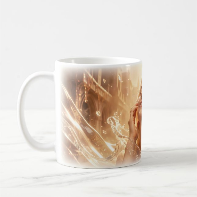 Tasse Femme Lumière Liquide Golden Glow Bliss (Gauche)