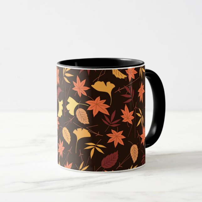 Tasse Feuilles D'automne (Devant droit)