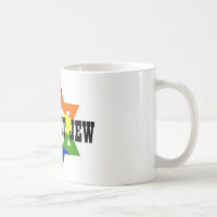 Tasse fière de juif de LGBT
