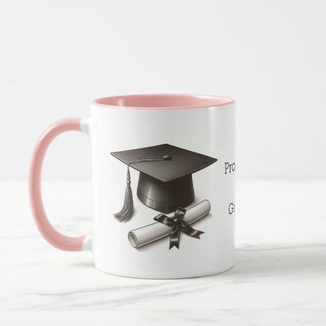 Tasse Fière Maman d'un Diplômé (Gauche)