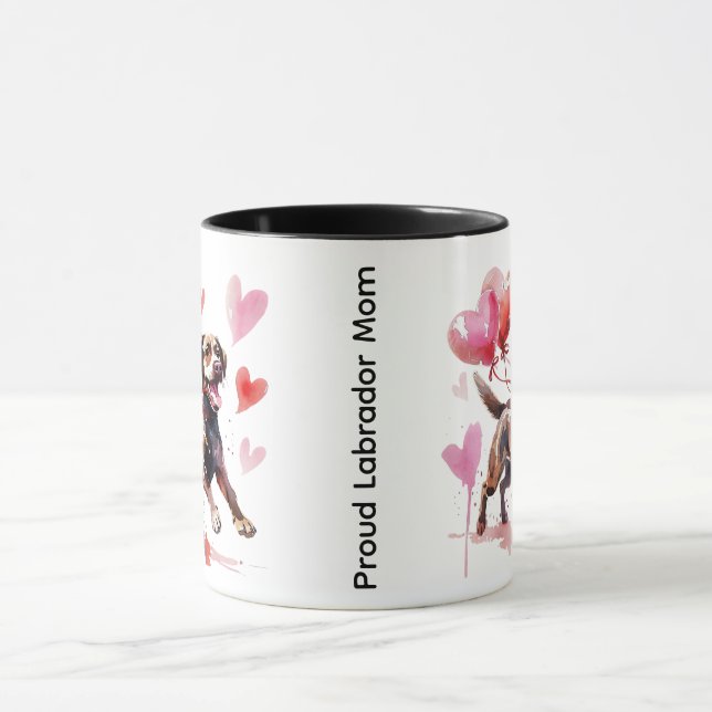Tasse Fière Maman Labrador | Cadeau de la Saint-Va (Centre)