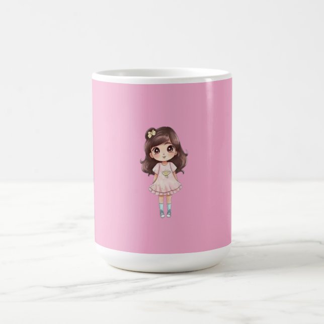 Tasse Fille Chibi Kawaii Mignonne (Centre)