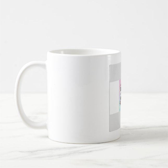 Tasse Fille Programmeuse Kawaii | LE CODE EST L'AM (Gauche)