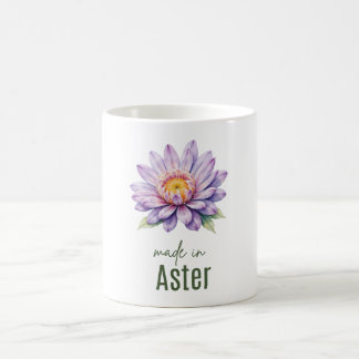 Tasse Fleur d'Aster de Septembre | Tasse à café