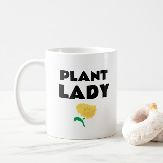 Tasse Fleur de Dame des Plantes (Avec donut)